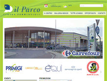 Tablet Screenshot of centroilparco.it